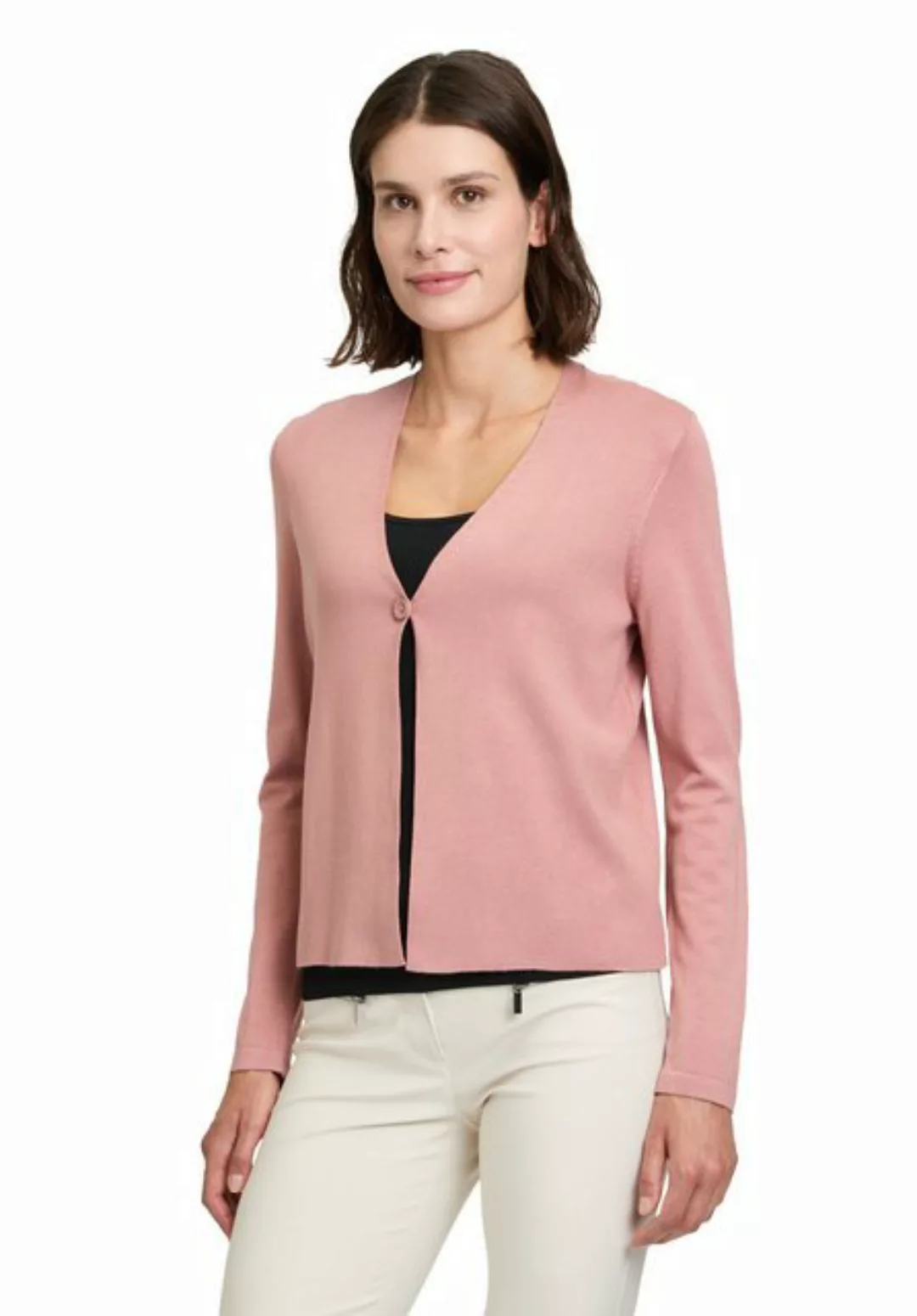 Betty Barclay Strickjacke "Betty Barclay Feinstrickjacke mit V-Ausschnitt", günstig online kaufen