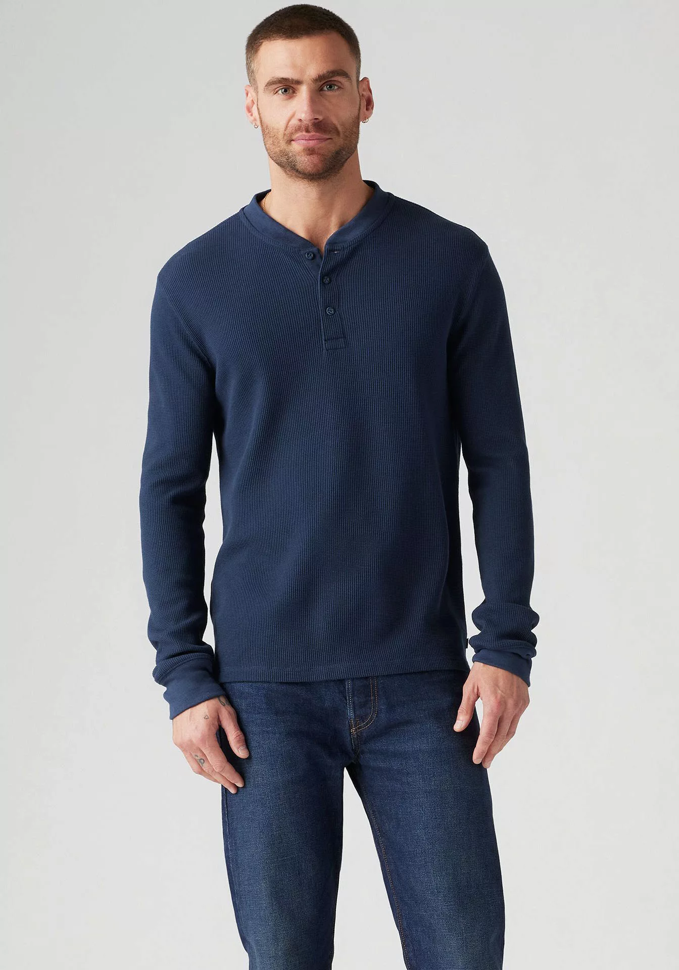 Levis Langarmshirt "THERMAL 3 BTTN HENLEY" günstig online kaufen