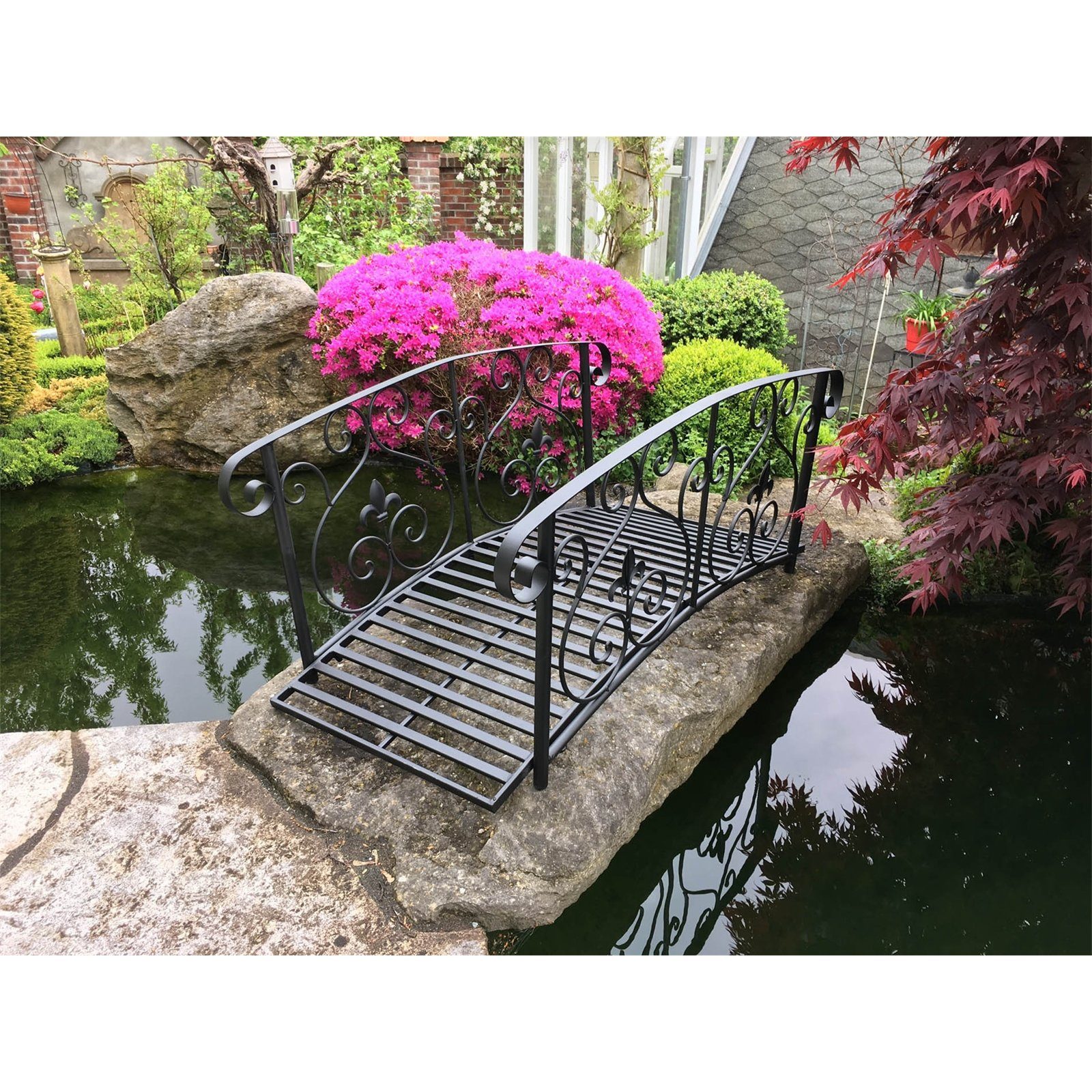 HTI-Living Zierbrücke Gartenbrücke Metallbrücke, (Stück, 1 günstig online kaufen