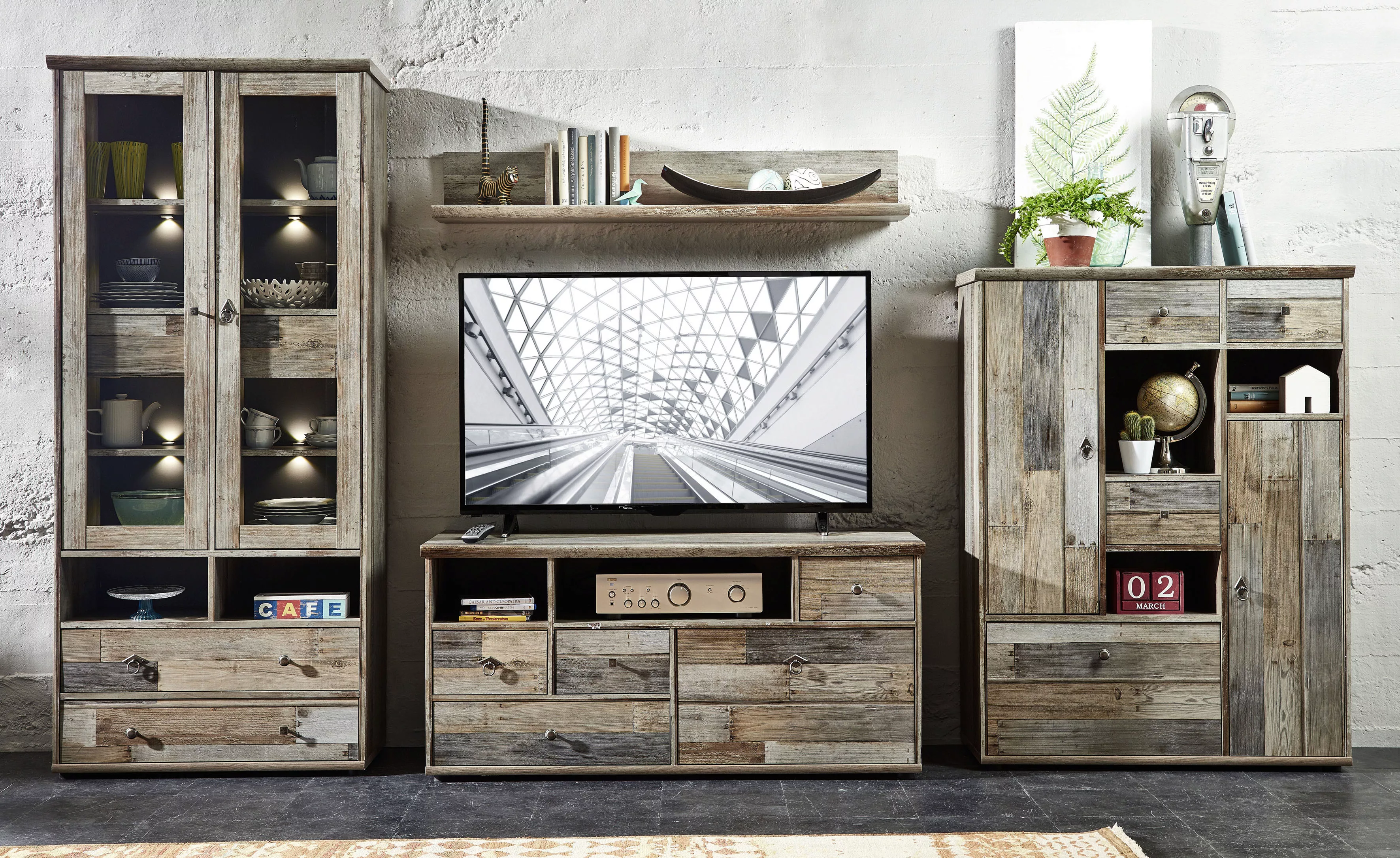 TV Unterteil - holzfarben - 130 cm - 62 cm - 52 cm - TV- & Media Möbel > TV günstig online kaufen