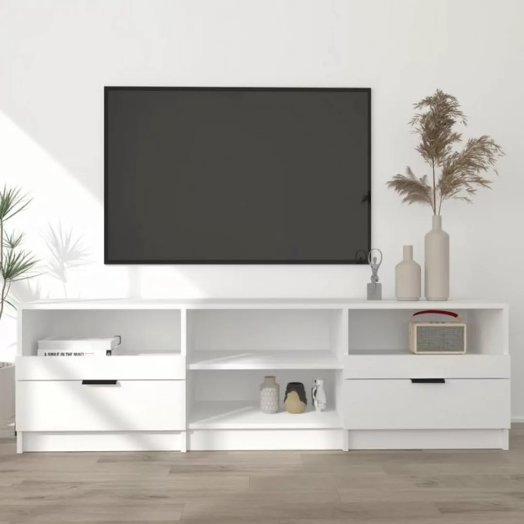 vidaXL TV-Schrank TV-Schrank Weiß 150x33,5x45 cm Spanplatte Lowboard günstig online kaufen