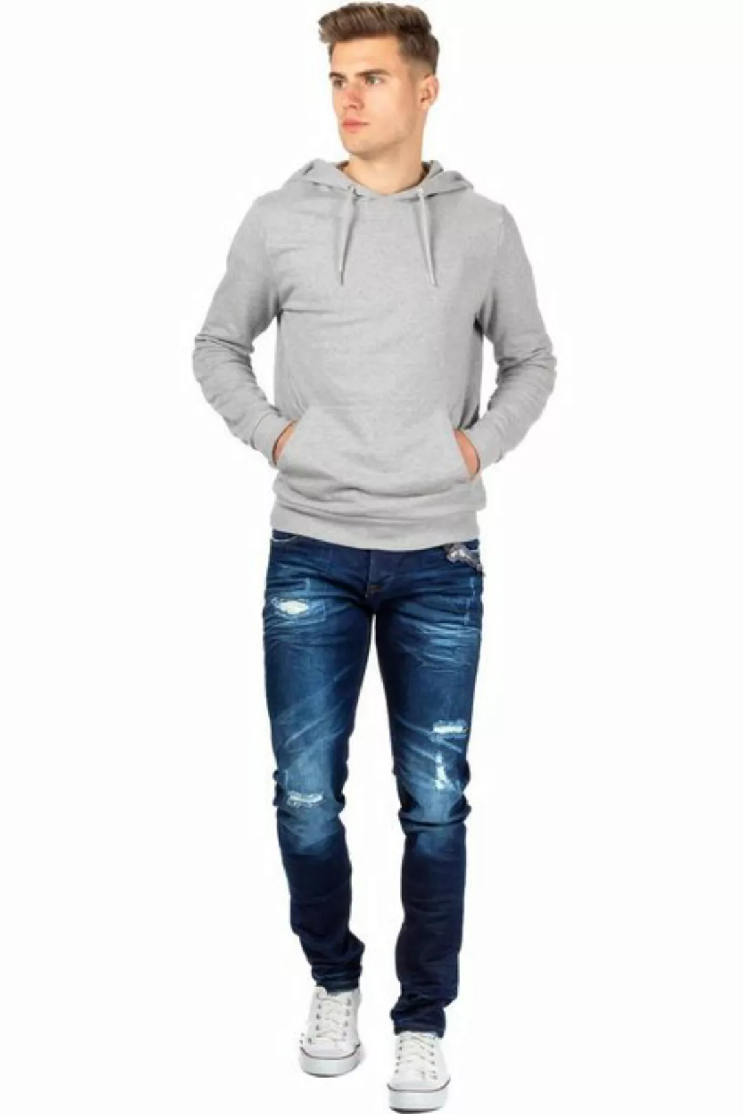 Cipo & Baxx Destroyed-Jeans Herren Hose BA-CD392 W34/L34 (1-tlg) Denim Dest günstig online kaufen