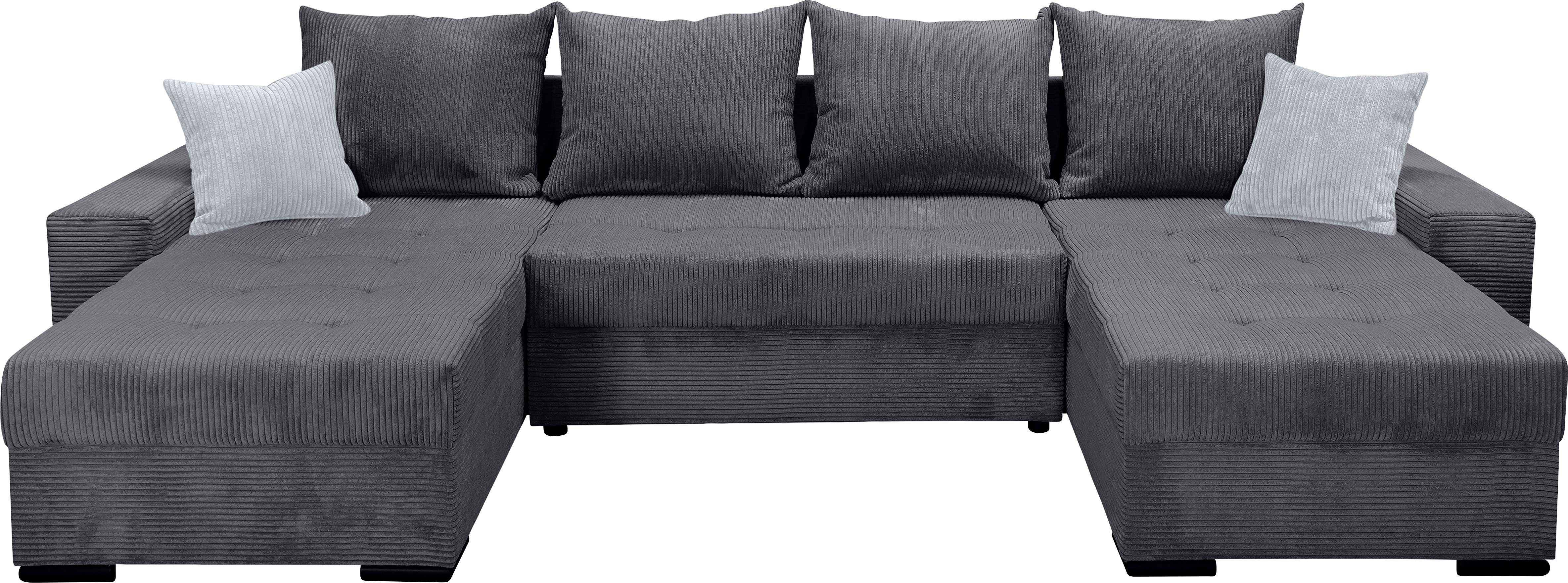 COLLECTION AB Wohnlandschaft "XL-Josy U-Form, Breite 313 cm, Cord-/Mix", in günstig online kaufen