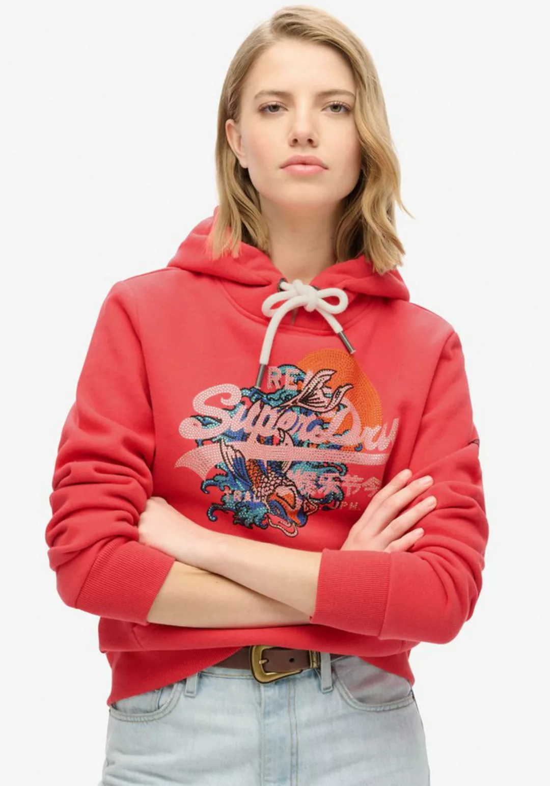 Superdry Kapuzensweatshirt TOKYO VL GRAPHIC HOODIE günstig online kaufen