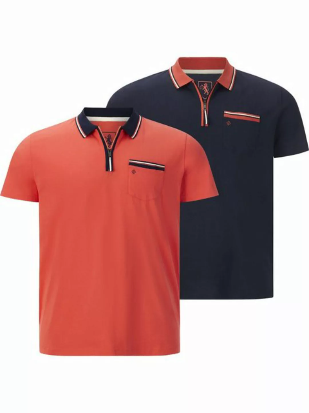 Charles Colby Poloshirt "Doppelpack Poloshirt EARL LENN", in zwei Farbvaria günstig online kaufen