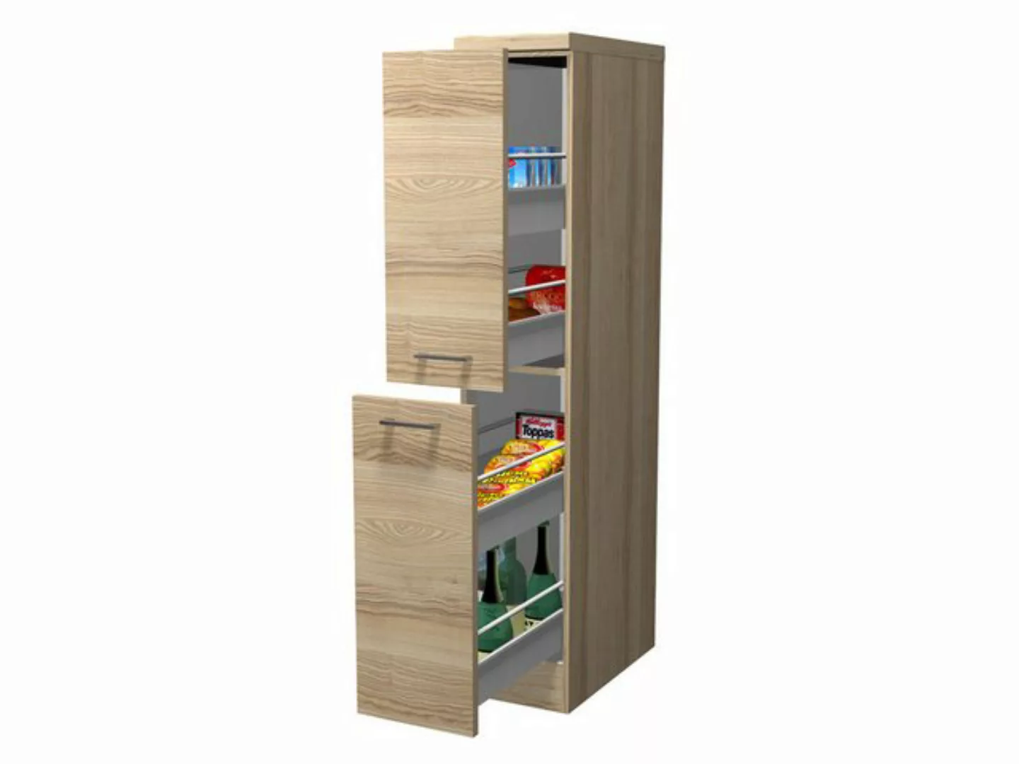 Flex-Well Apothekerschrank Demi Apothekerschrank Küche - 30 cm breit - Akaz günstig online kaufen