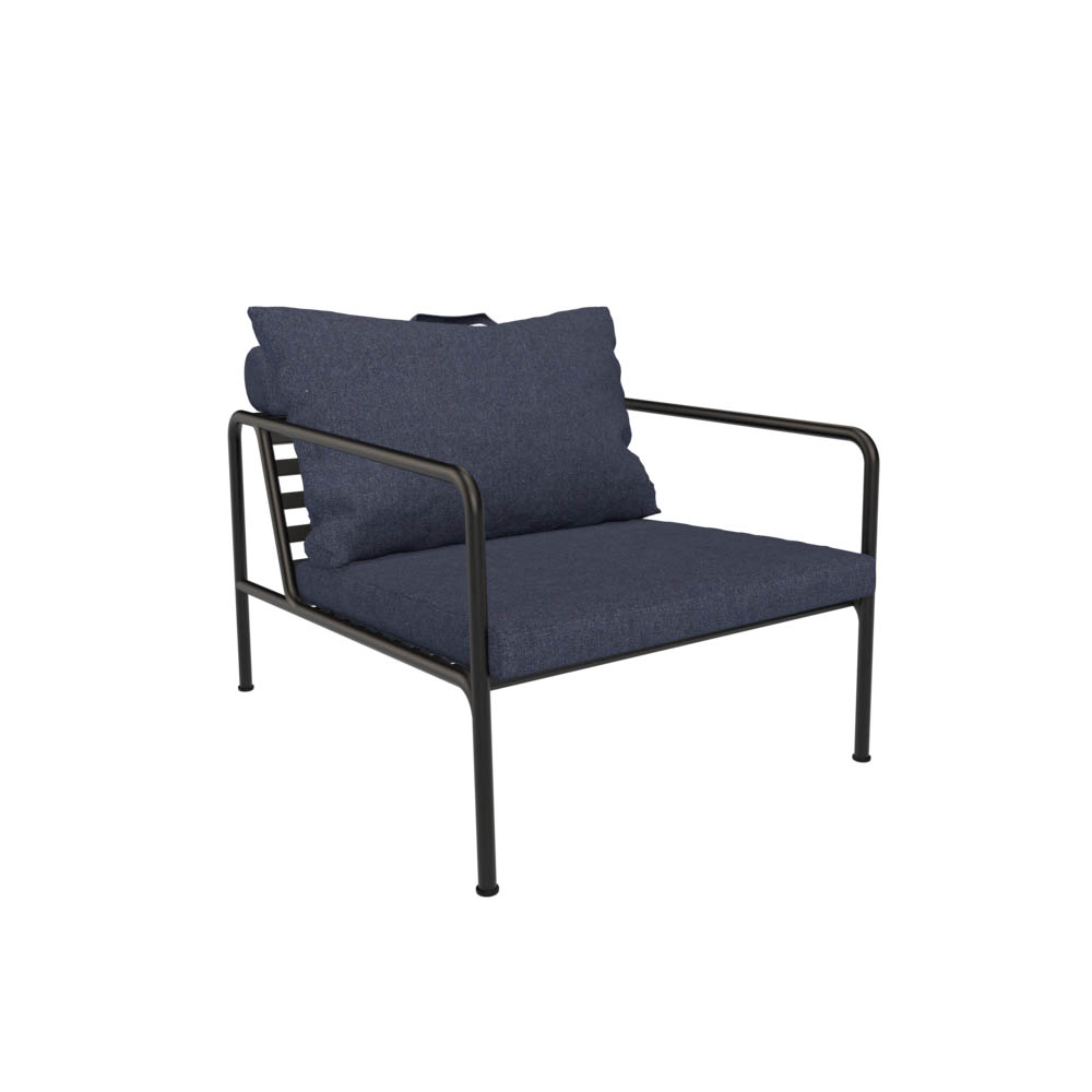 Outdoor Lounge-Sessel AVON schwarz Indigo günstig online kaufen