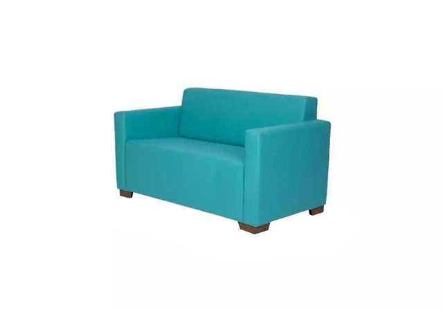 JVmoebel Sofa Türkis Zweisitzer Polstermöbel Arbeitszimmer Modernes Sofa Lu günstig online kaufen