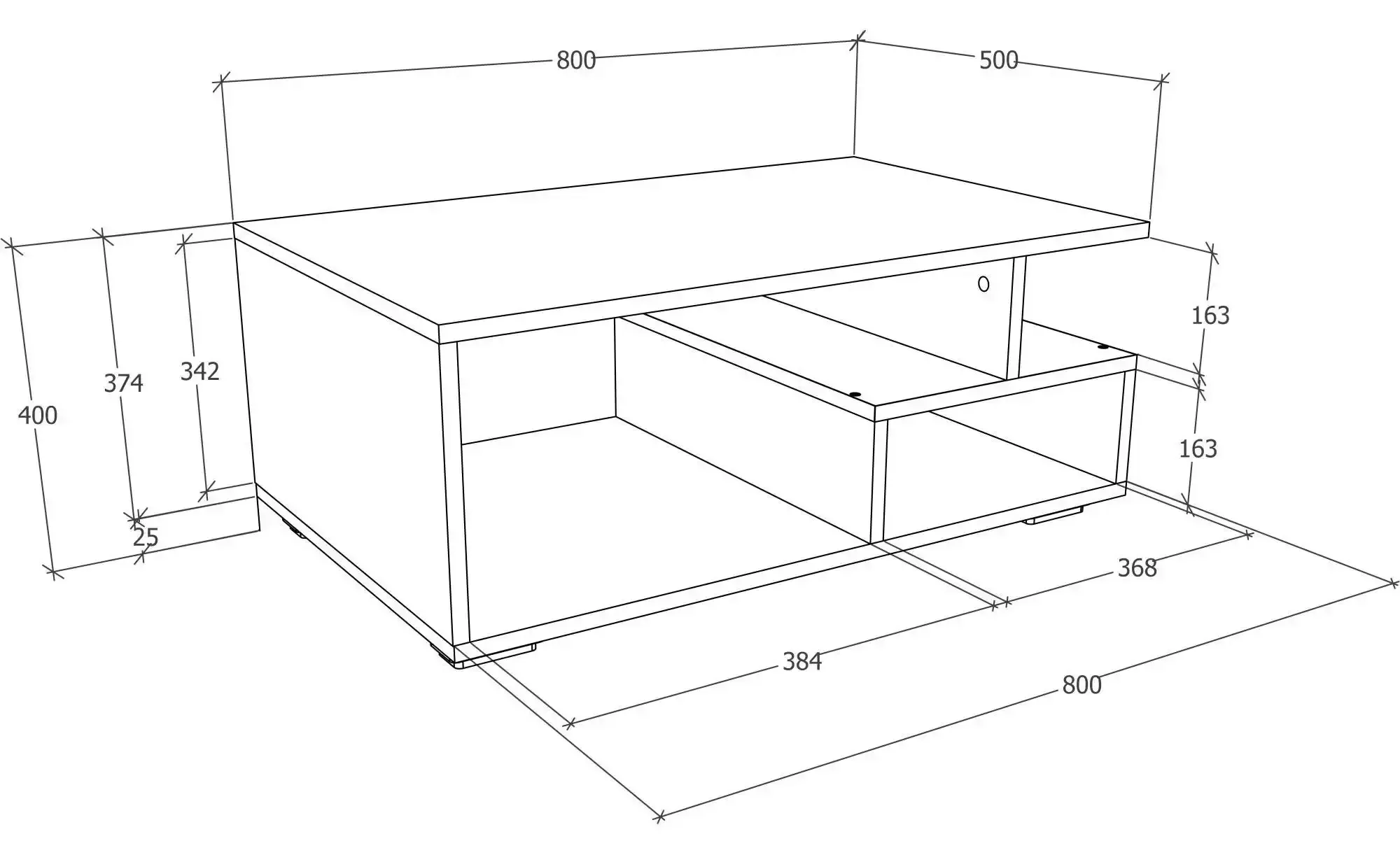 Couchtisch ¦ holzfarben ¦ Maße (cm): B: 80 H: 40 Tische > Couchtische > Cou günstig online kaufen