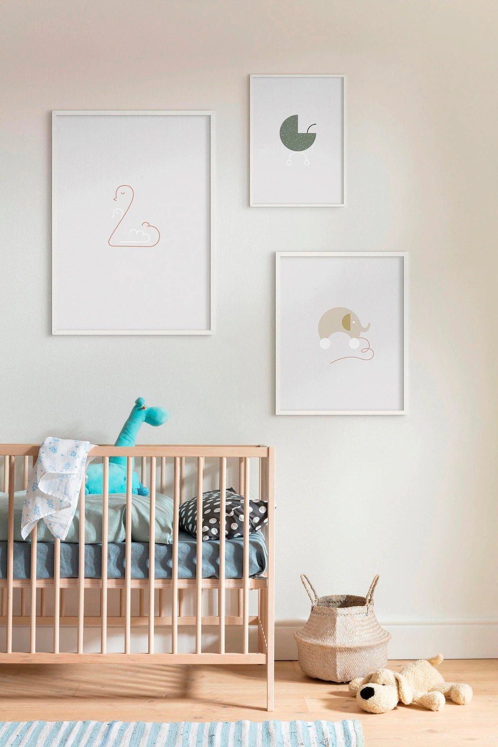 Komar Poster »Baby Hello World«, Figuren, (1 St.), Kinderzimmer, Schlafzimm günstig online kaufen