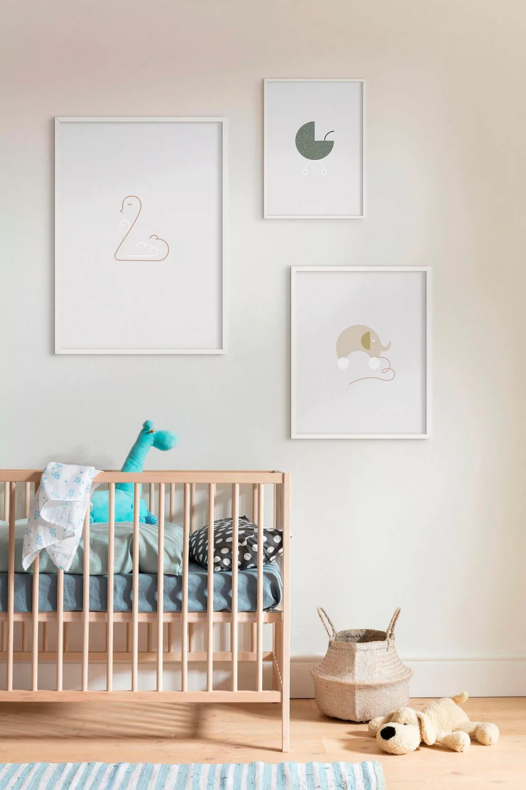 Komar Poster "Baby Hello World", Figuren, (1 St.), Kinderzimmer, Schlafzimm günstig online kaufen