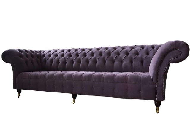 Xlmoebel Sofa XXL Großes Sofa Couch Chesterfield 245cm Gepolsterte Sofas 4- günstig online kaufen