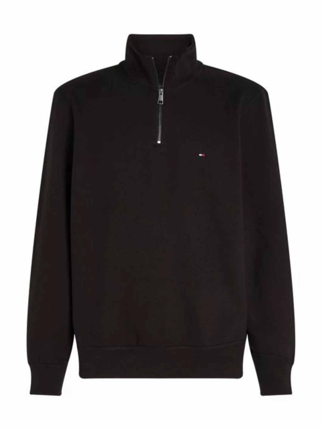 Tommy Hilfiger Sweatshirt ESSENTIAL FLEECE 1/4 ZIP mit Stehkragen günstig online kaufen