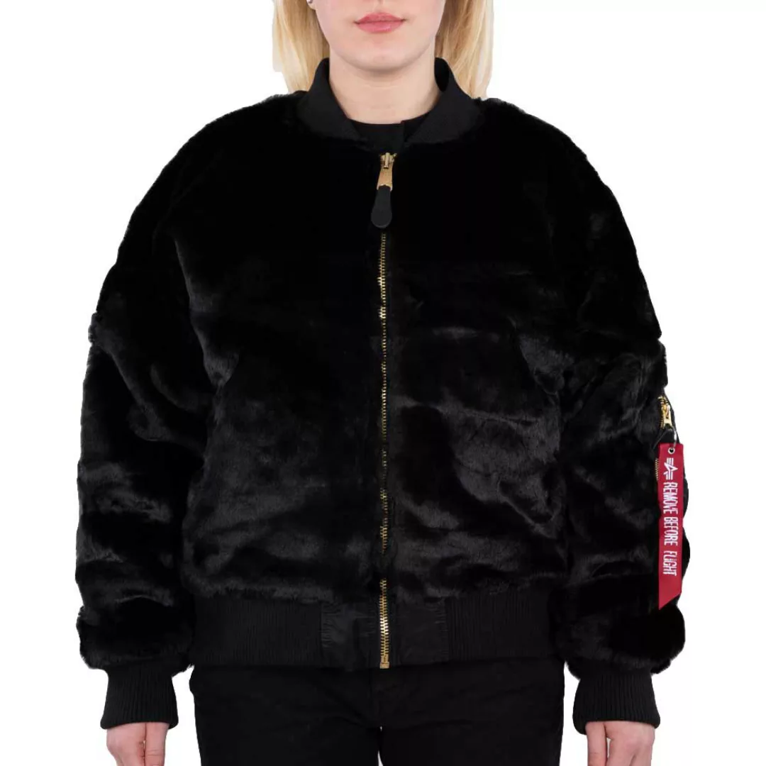 Alpha Industries Ma-1 Os Fur Jacke XL Black günstig online kaufen