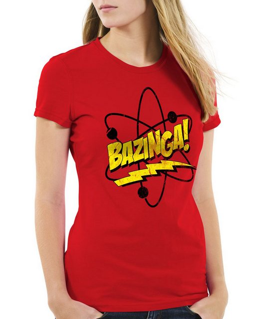 style3 T-Shirt Bazinga Sheldon the big bang theory sheldon cooper atom phys günstig online kaufen