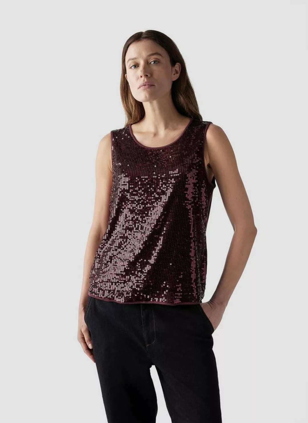 LeComte Longtop LeComte Glamouröses Pailletten-Top günstig online kaufen