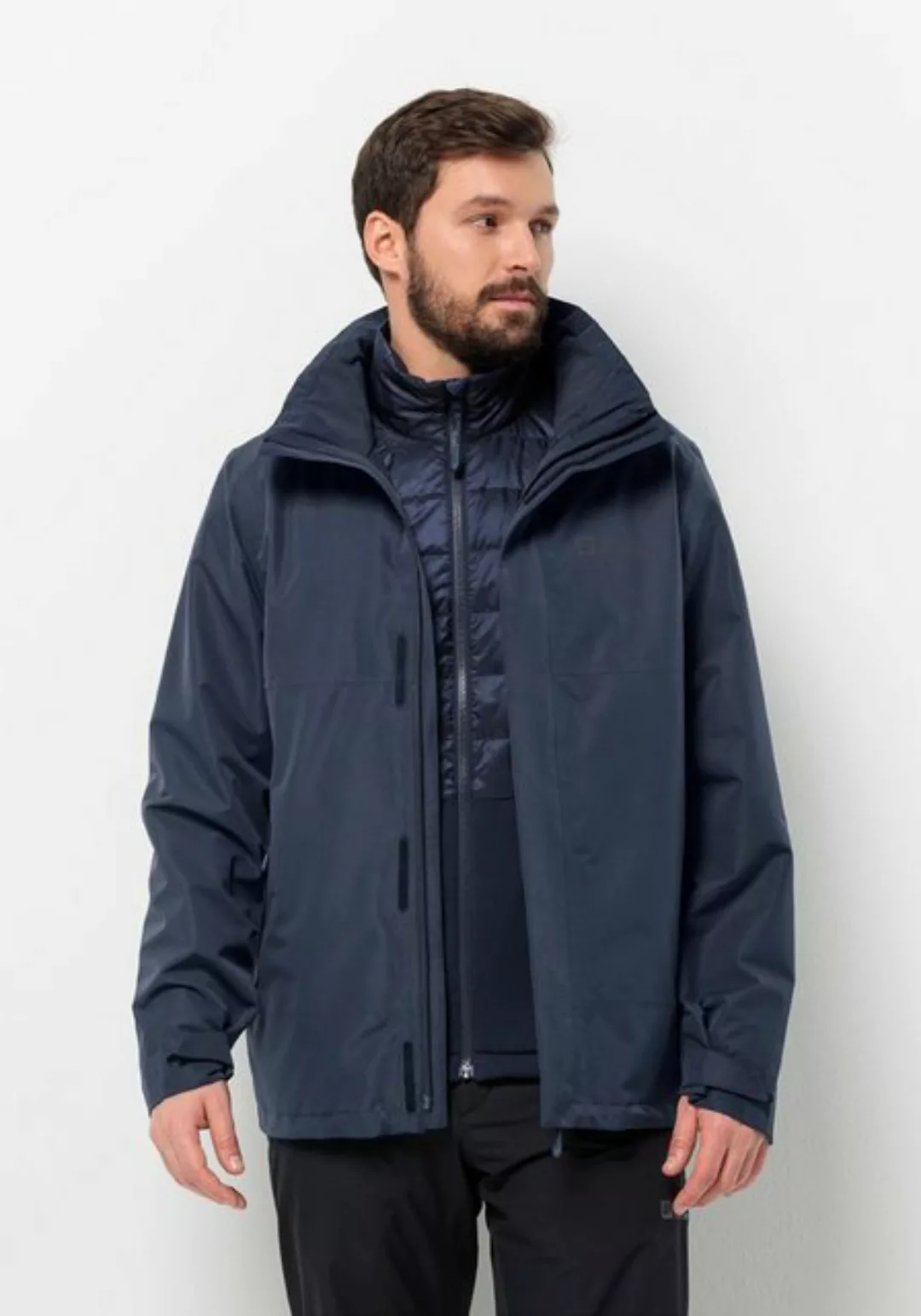 Jack Wolfskin 3-in-1-Funktionsjacke "LUNTAL 3IN1 JKT M", mit Kapuze günstig online kaufen