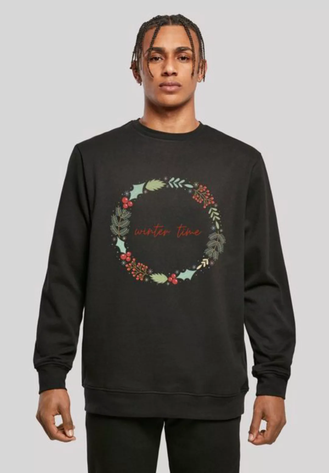 F4NT4STIC Kapuzenpullover Winter Time Print günstig online kaufen