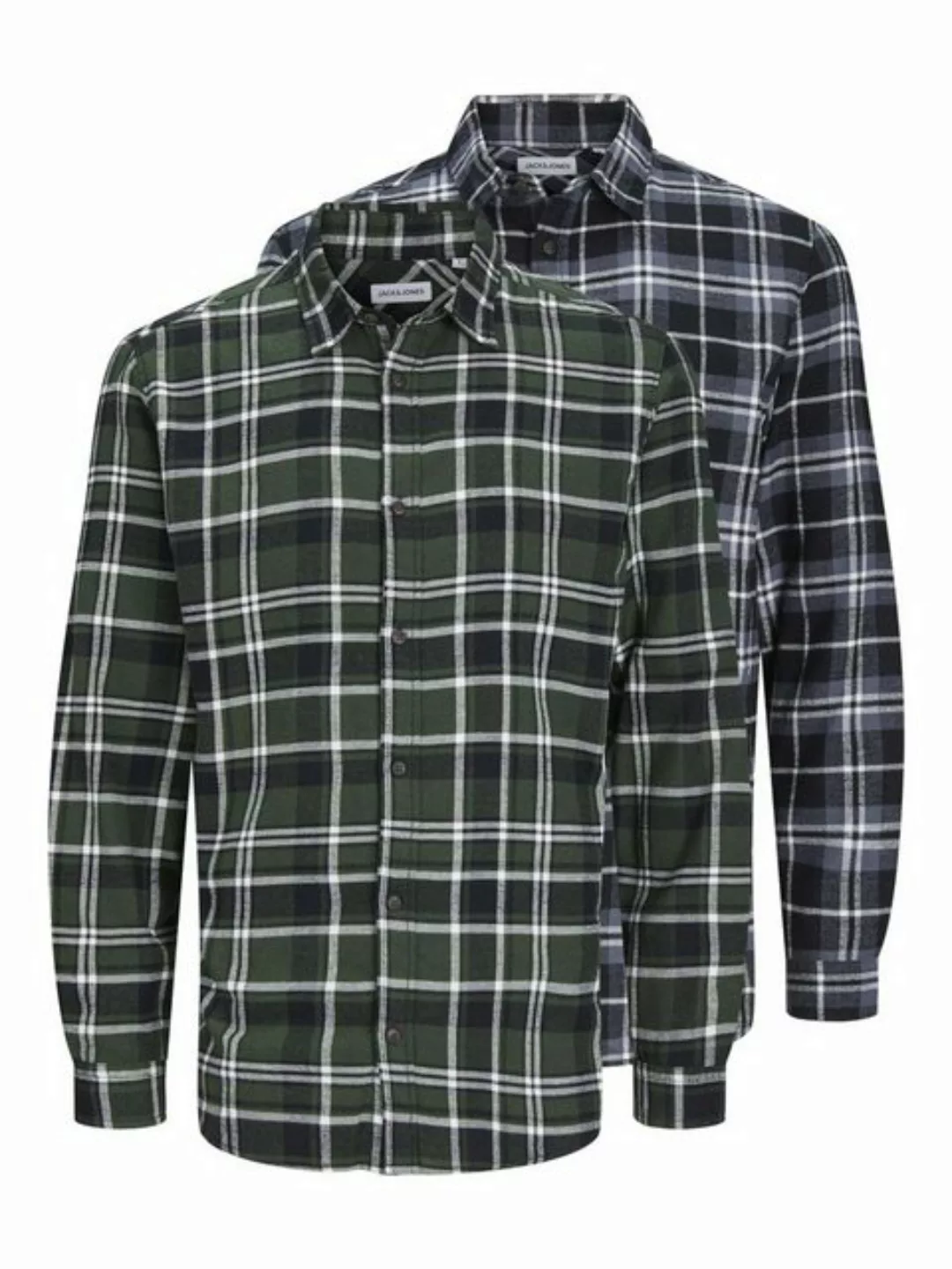 Jack & Jones Langarmhemd (2-tlg) günstig online kaufen