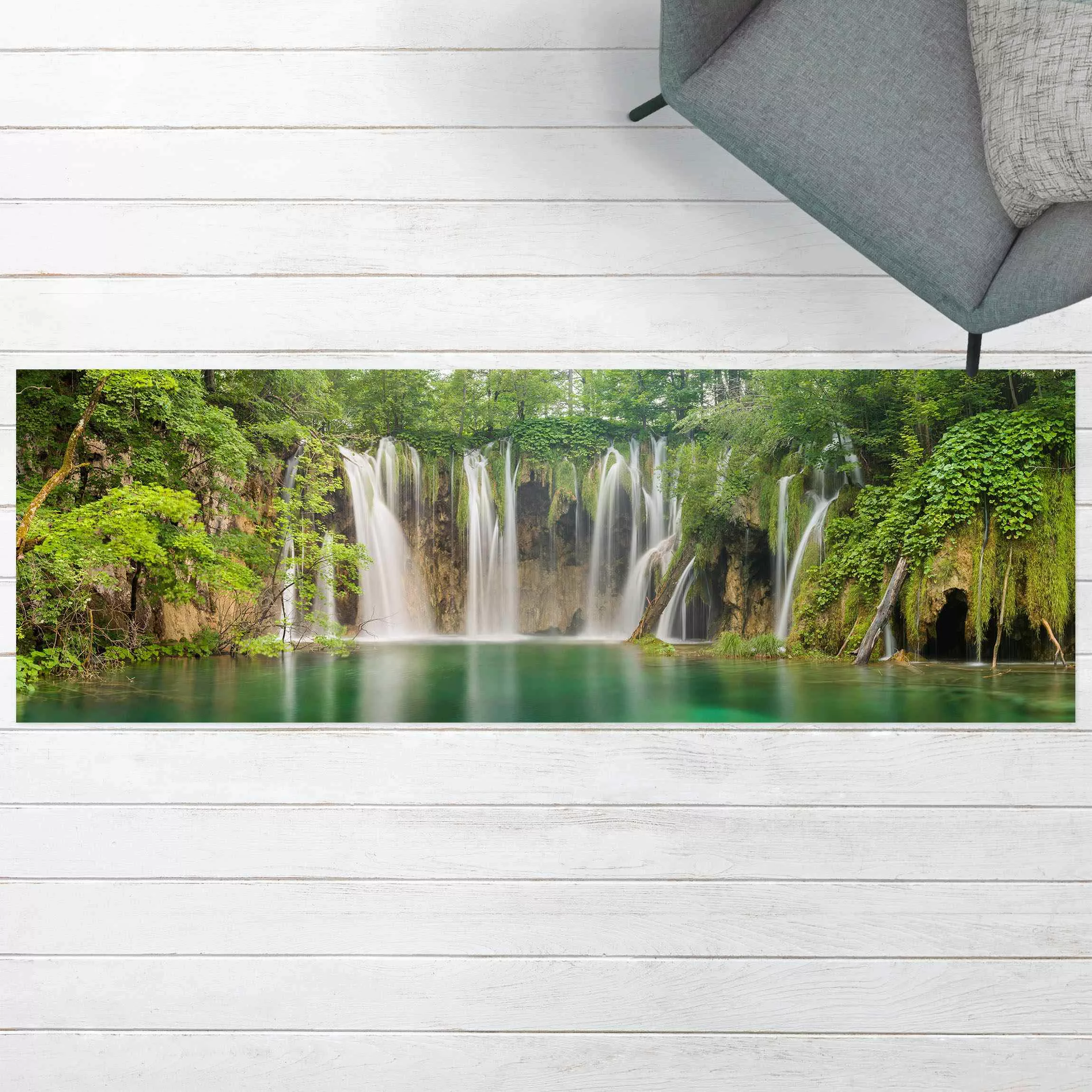 Vinyl-Teppich Wasserfall Plitvicer Seen günstig online kaufen