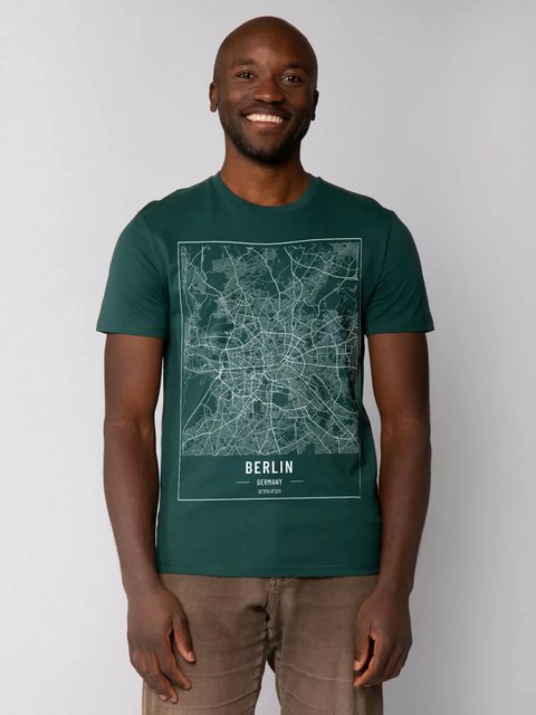 wat? Apparel Print-Shirt City maps Berlin Landkarte (1-tlg) günstig online kaufen