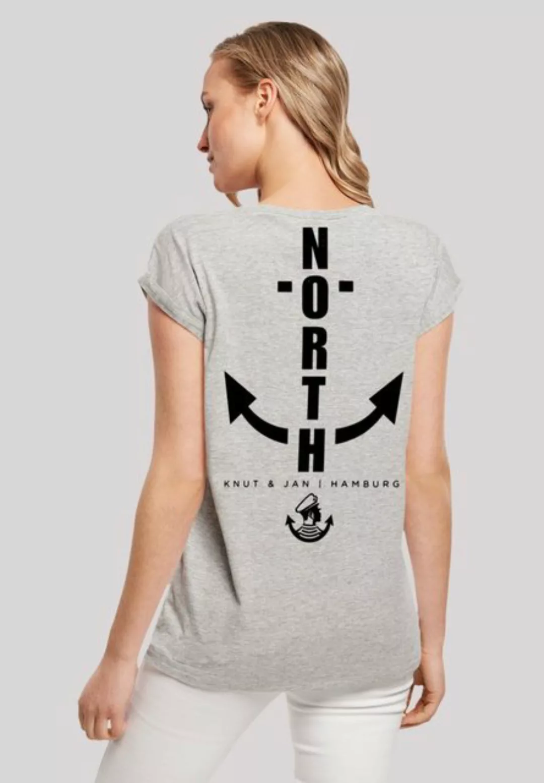 F4NT4STIC T-Shirt "North Anchor Knut & Jan Hamburg", Print günstig online kaufen