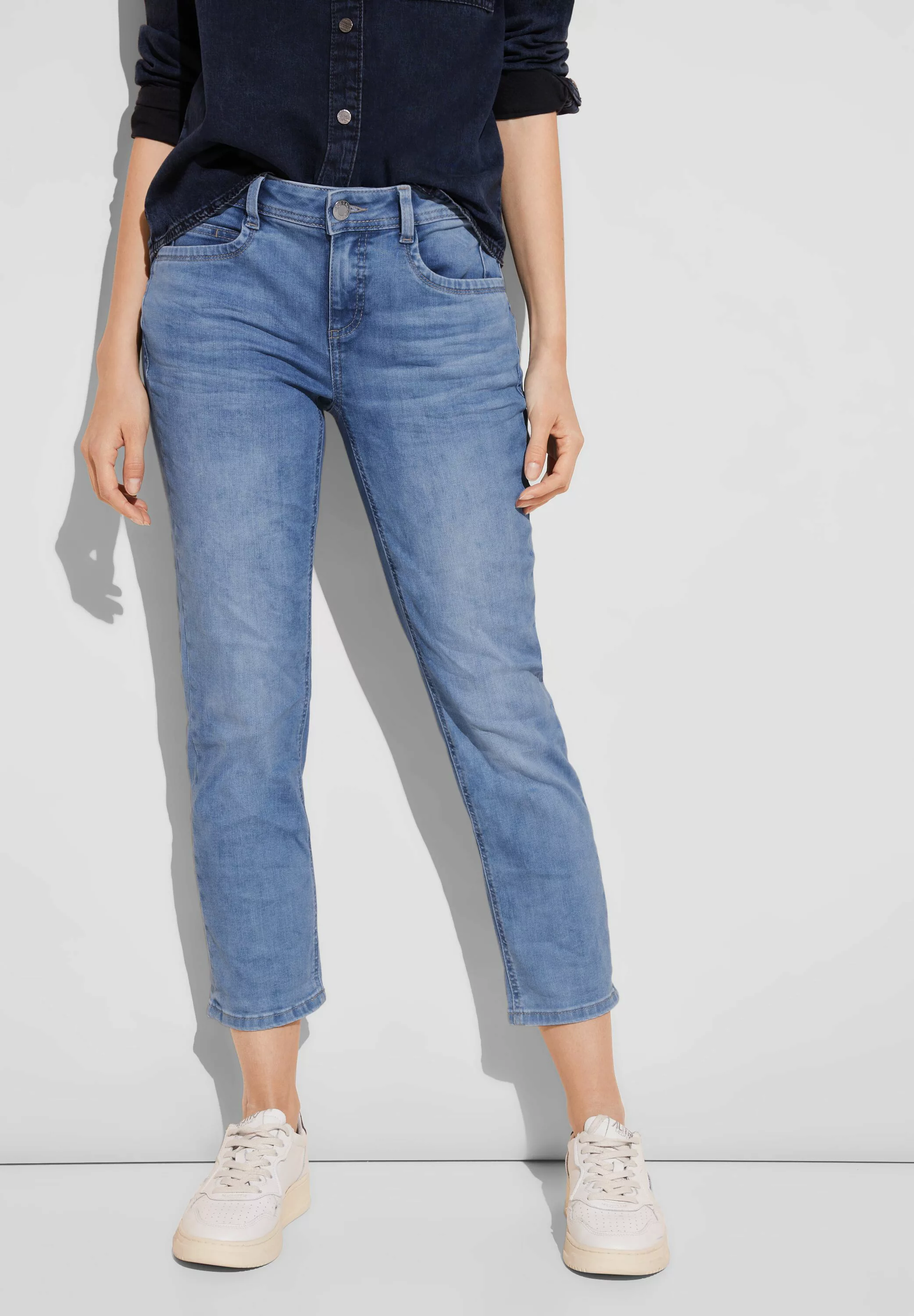 STREET ONE Comfort-fit-Jeans, Middle Waist günstig online kaufen