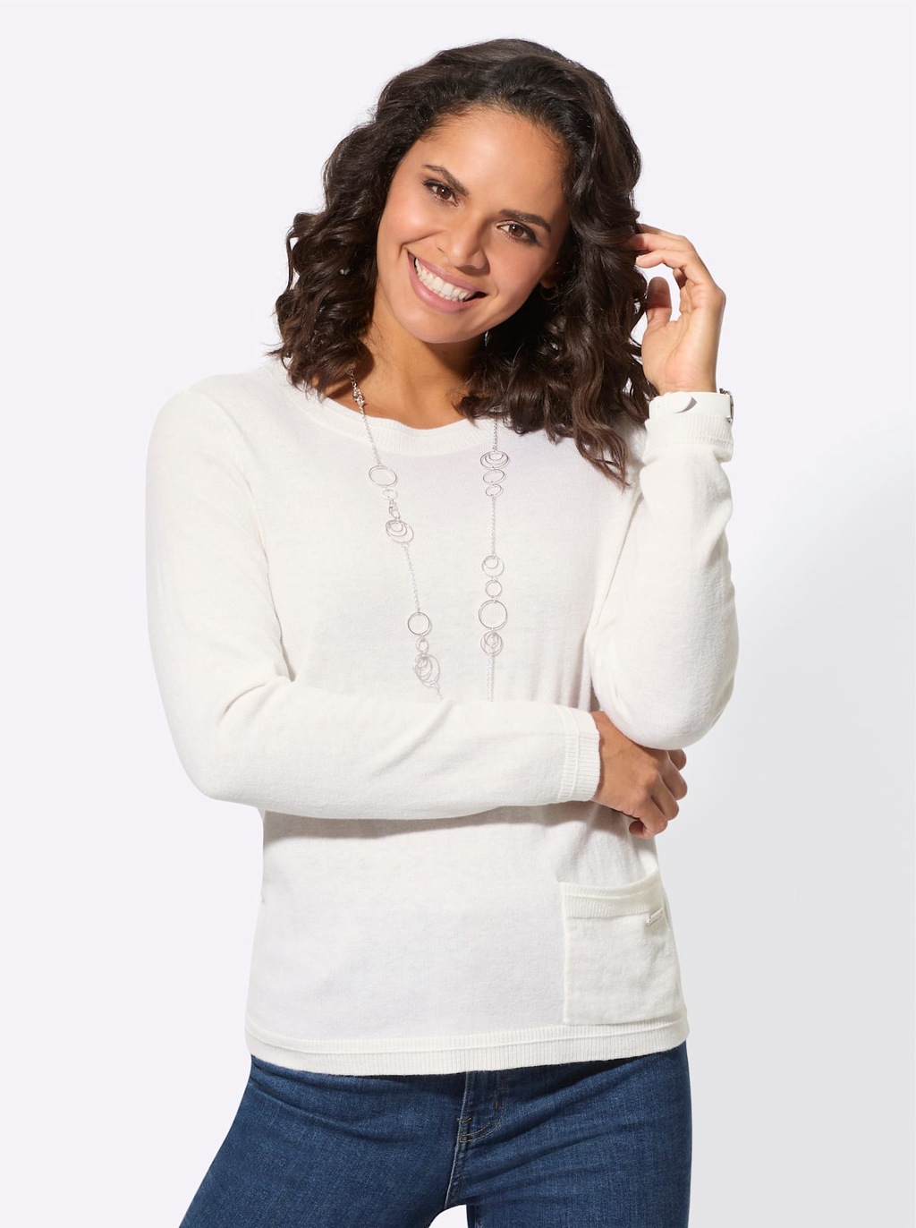 Casual Looks Rundhalspullover "Pullover" günstig online kaufen