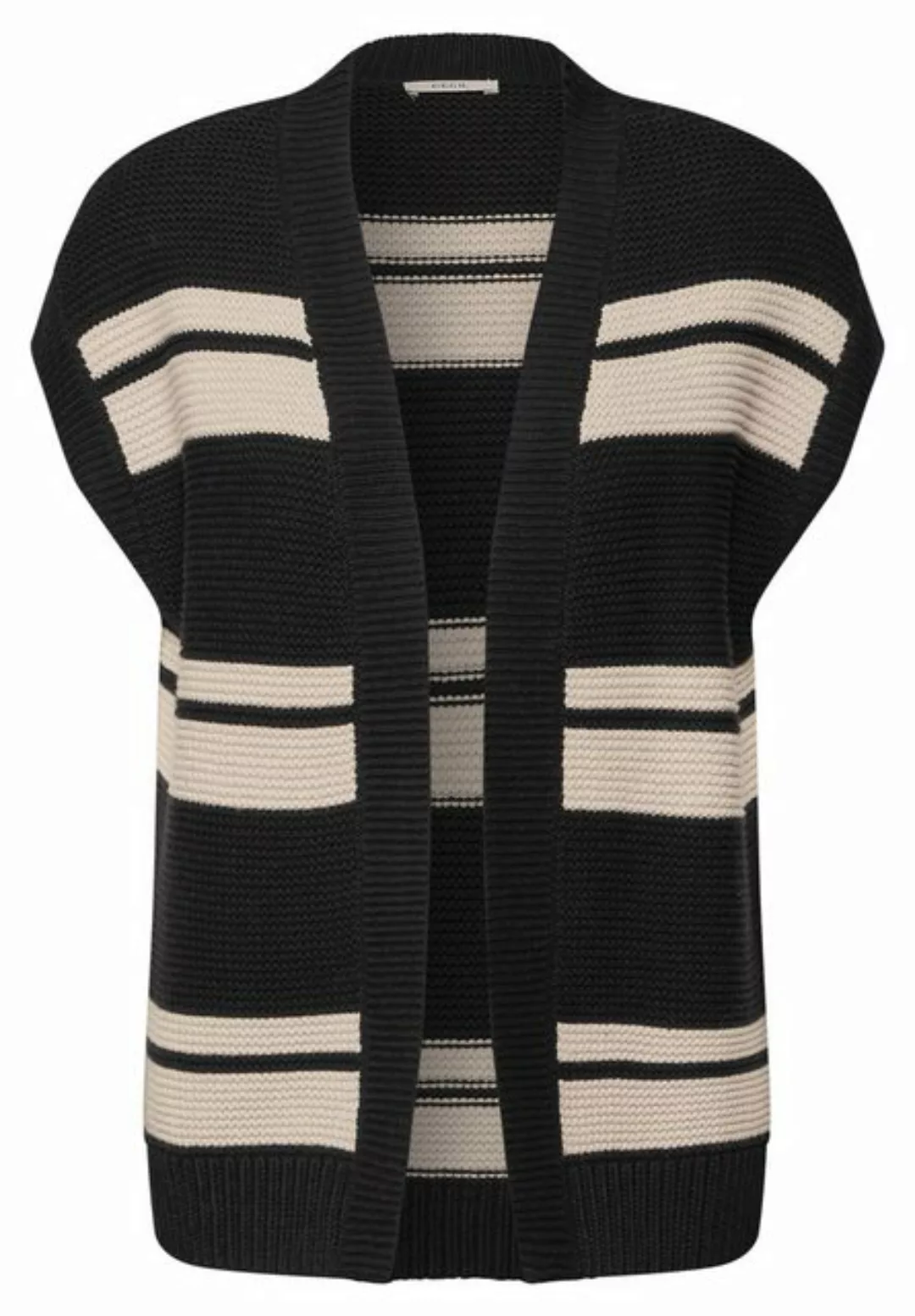 Cecil Strickpullover Chunky Stripe Vest günstig online kaufen