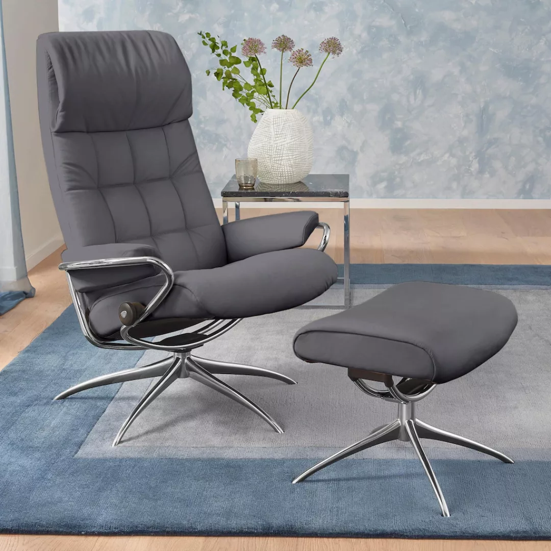 Stressless Relaxsessel "London", (Set, Relaxsessel mit Hocker), mit Hocker, günstig online kaufen