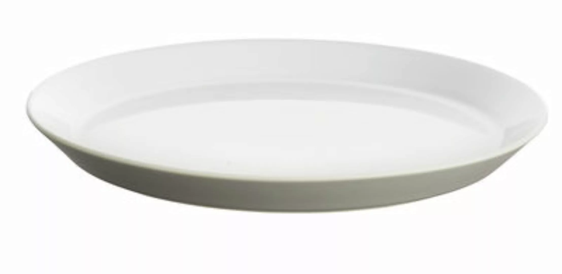 Teller Tonale keramik grau weiß - Alessi - Grau günstig online kaufen