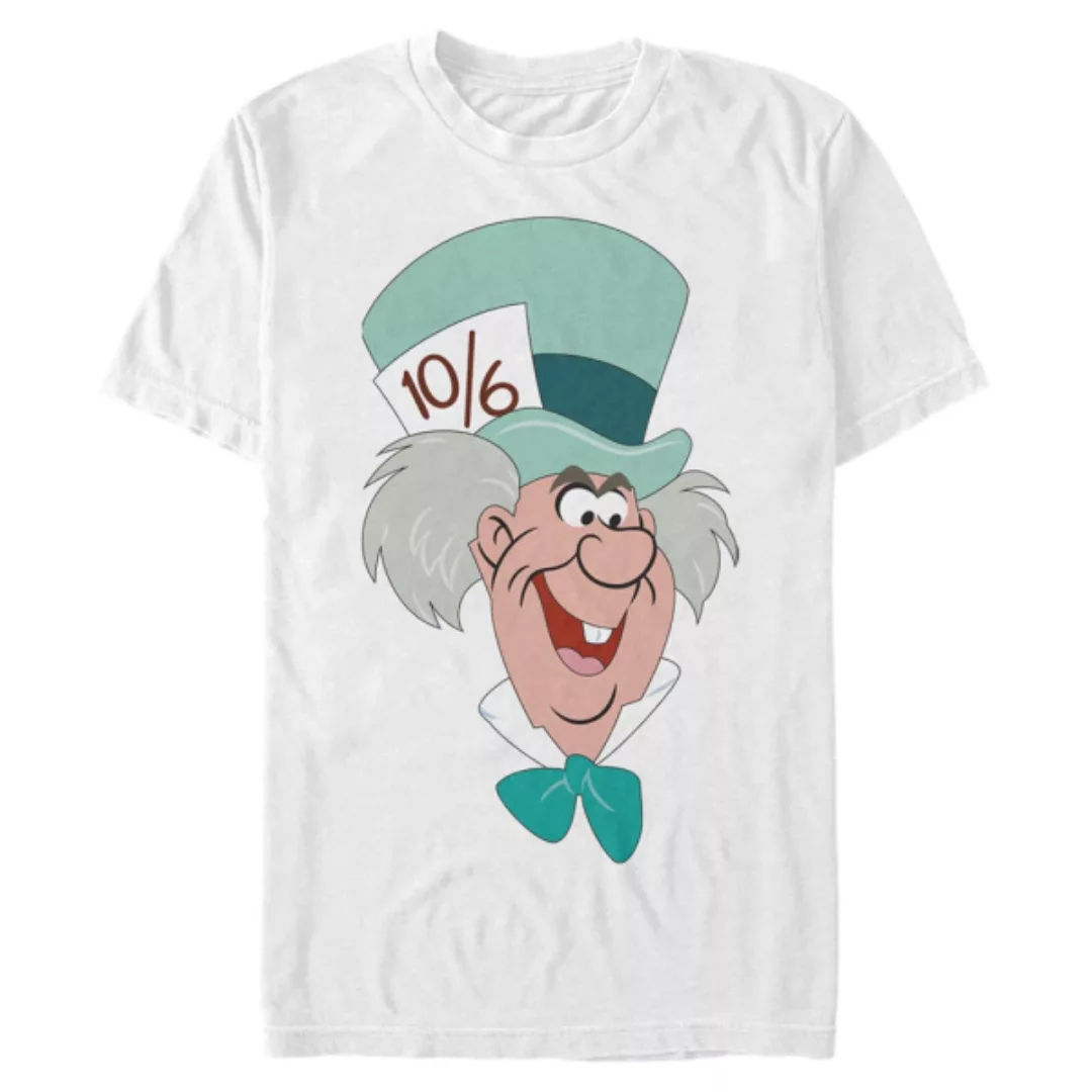 Disney - Alice im Wunderland - Mad Hatter Big Face - Männer T-Shirt günstig online kaufen