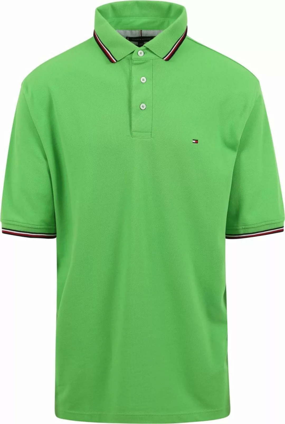 Tommy Hilfiger 1985 Tripped Polo Shirt Hellgrün - Größe XXL günstig online kaufen