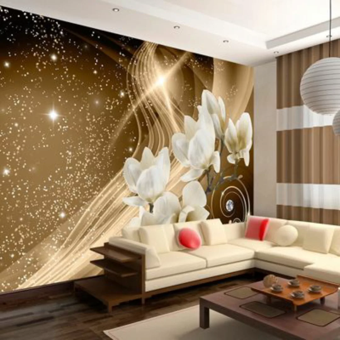 artgeist Fototapete Golden Milky Way mehrfarbig Gr. 400 x 280 günstig online kaufen