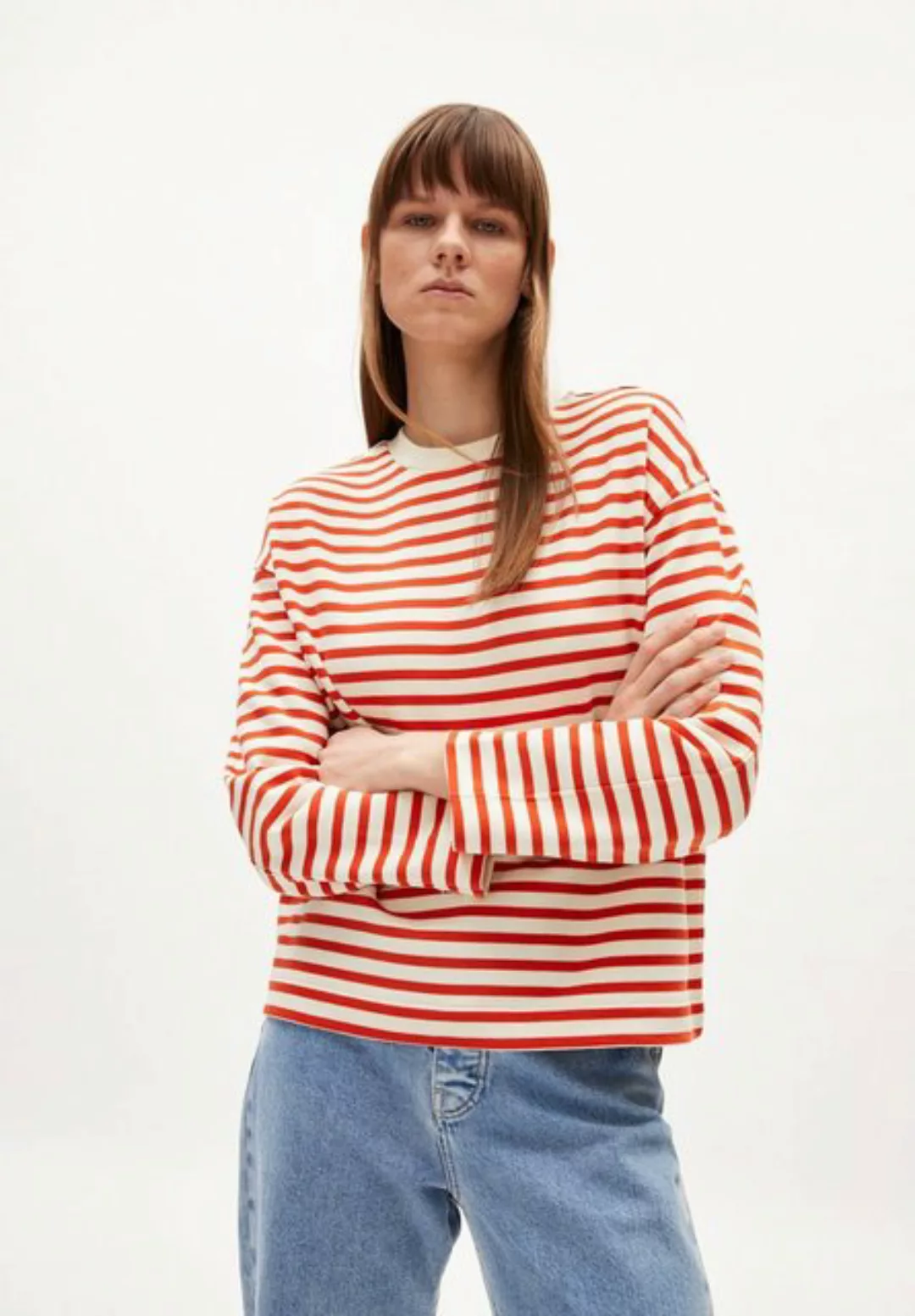 Armedangels Sweatshirt FRANKAA MAARLEN STRIPE Damen günstig online kaufen