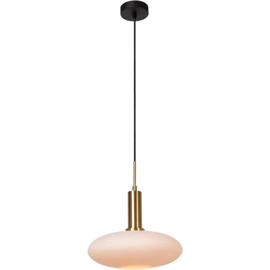 Pendelleuchte Singala in Beige und Gold E27 günstig online kaufen