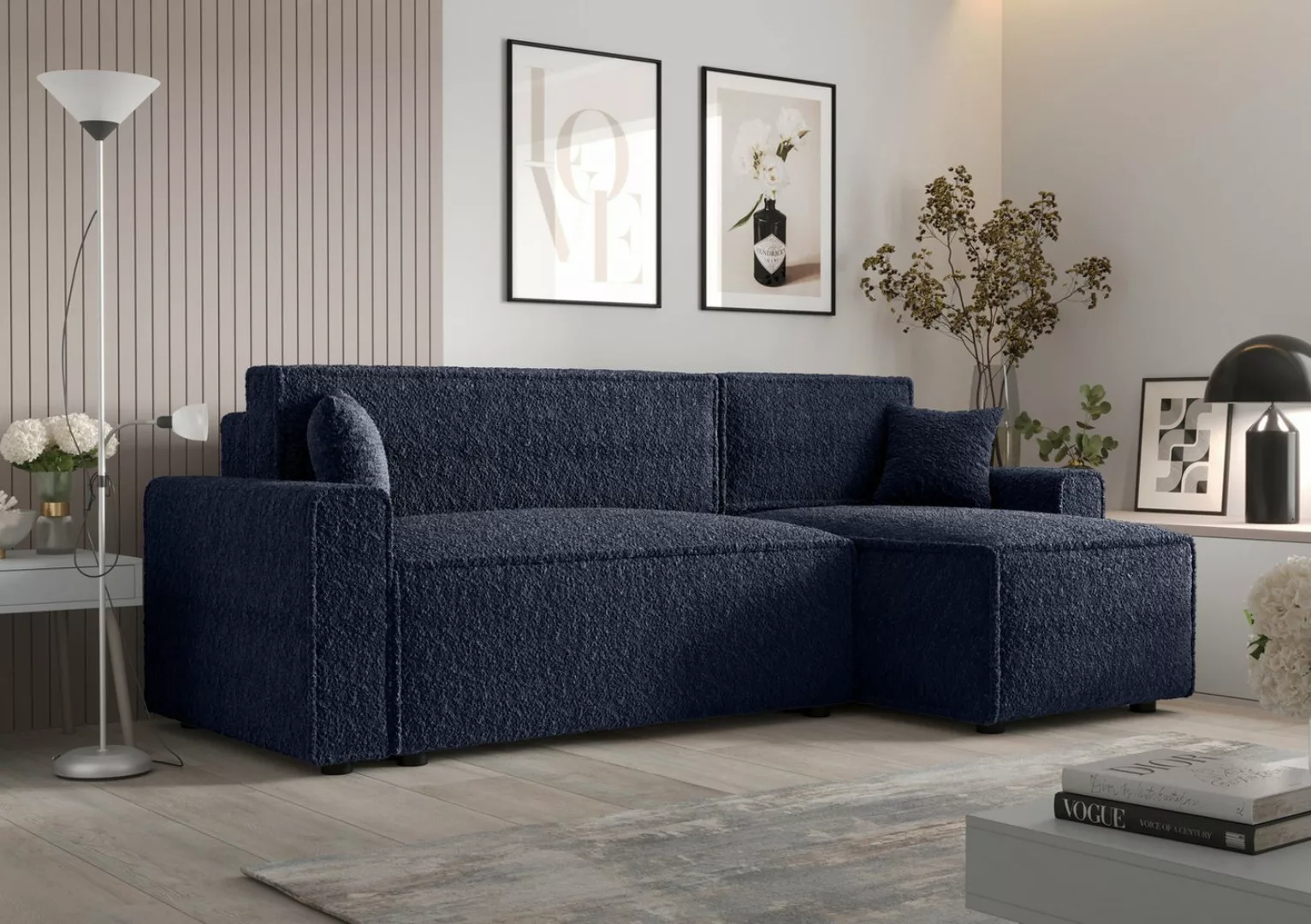 ALTDECOR Ecksofa MIR-BIS, Couch mit Schlaffunktion, Stauraum Wohnlandschaft günstig online kaufen