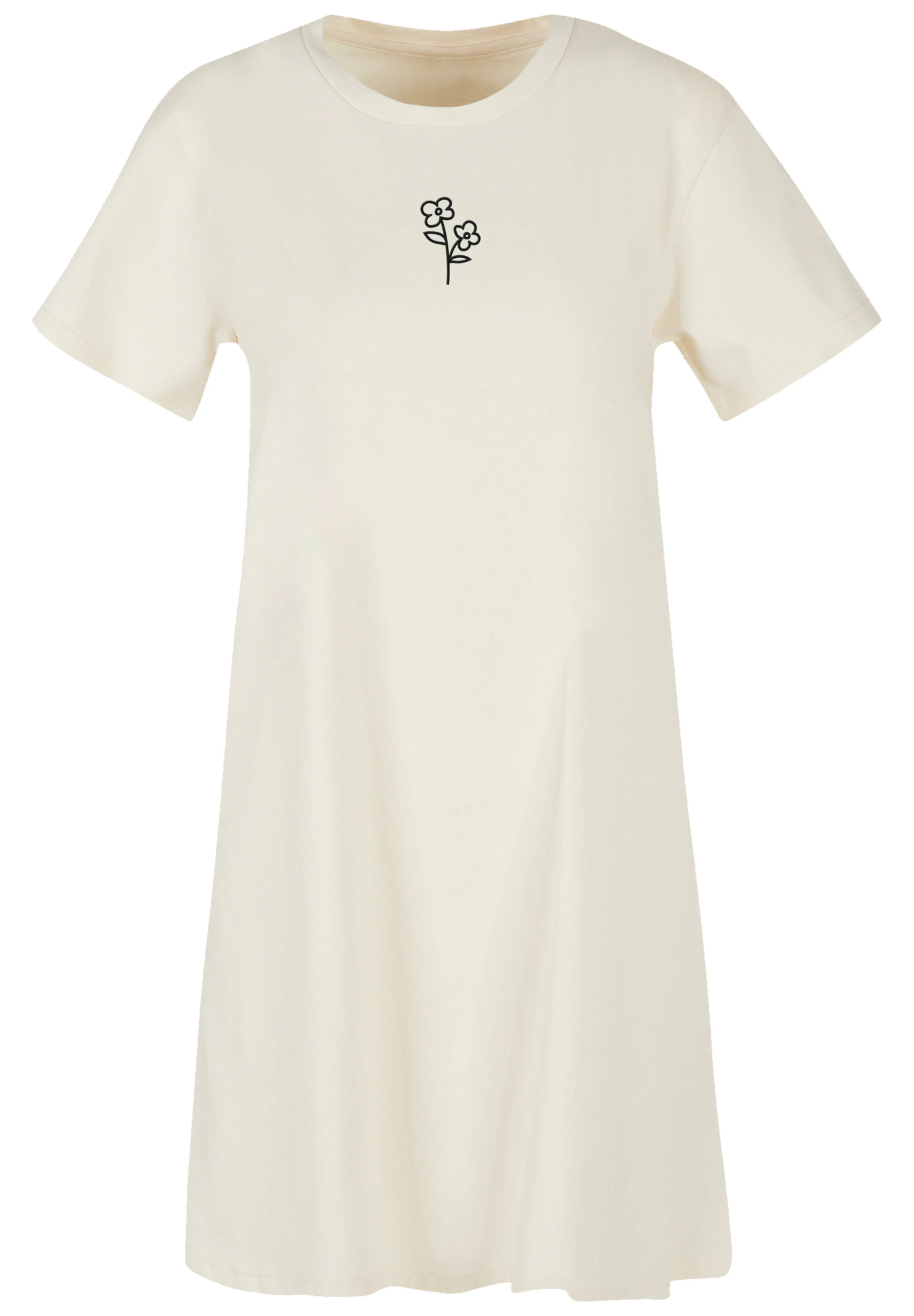 F4NT4STIC Shirtkleid "Handdrawn Flower Pink Bestickt", Premium Qualität günstig online kaufen