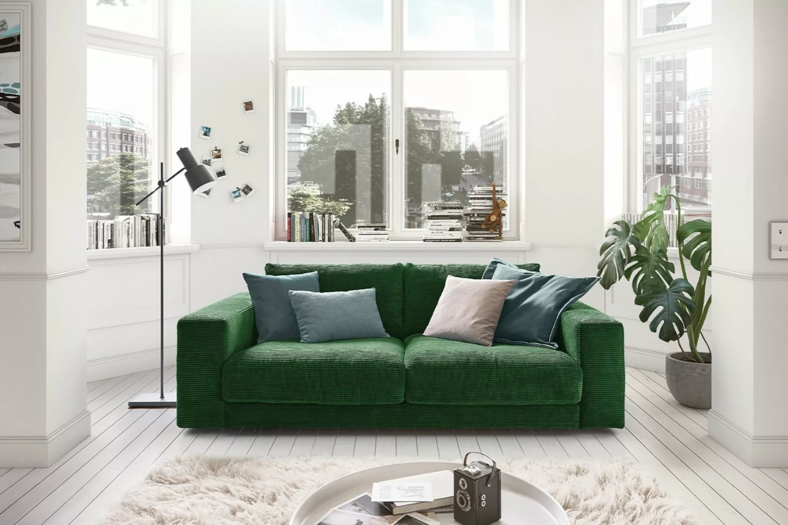 KAWOLA Sofa MADELINE, Cord 2-Sitzer od. 3-Sitzer versch. Farben günstig online kaufen