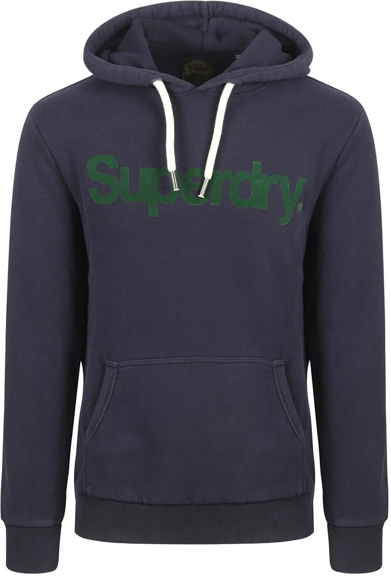 Superdry Hoodie Classic Core Navy - Größe XXL günstig online kaufen