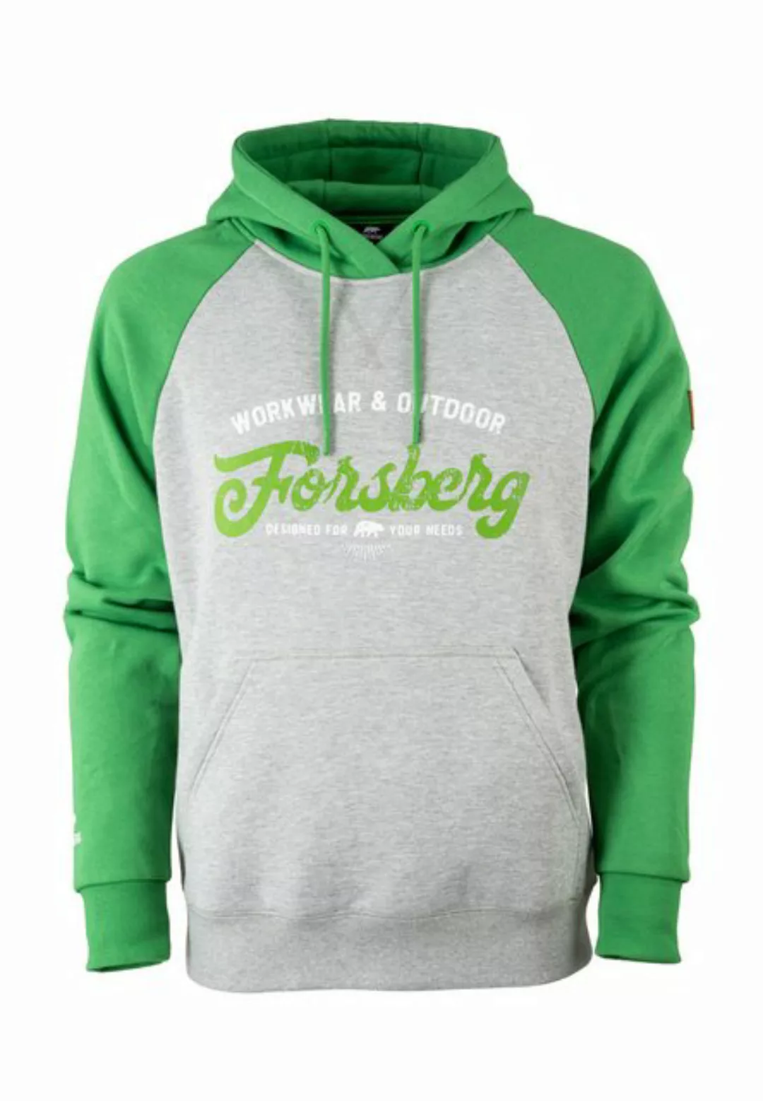 FORSBERG Sweatshirt Tonigson Hoodie zweifarbig mit Retrologo günstig online kaufen