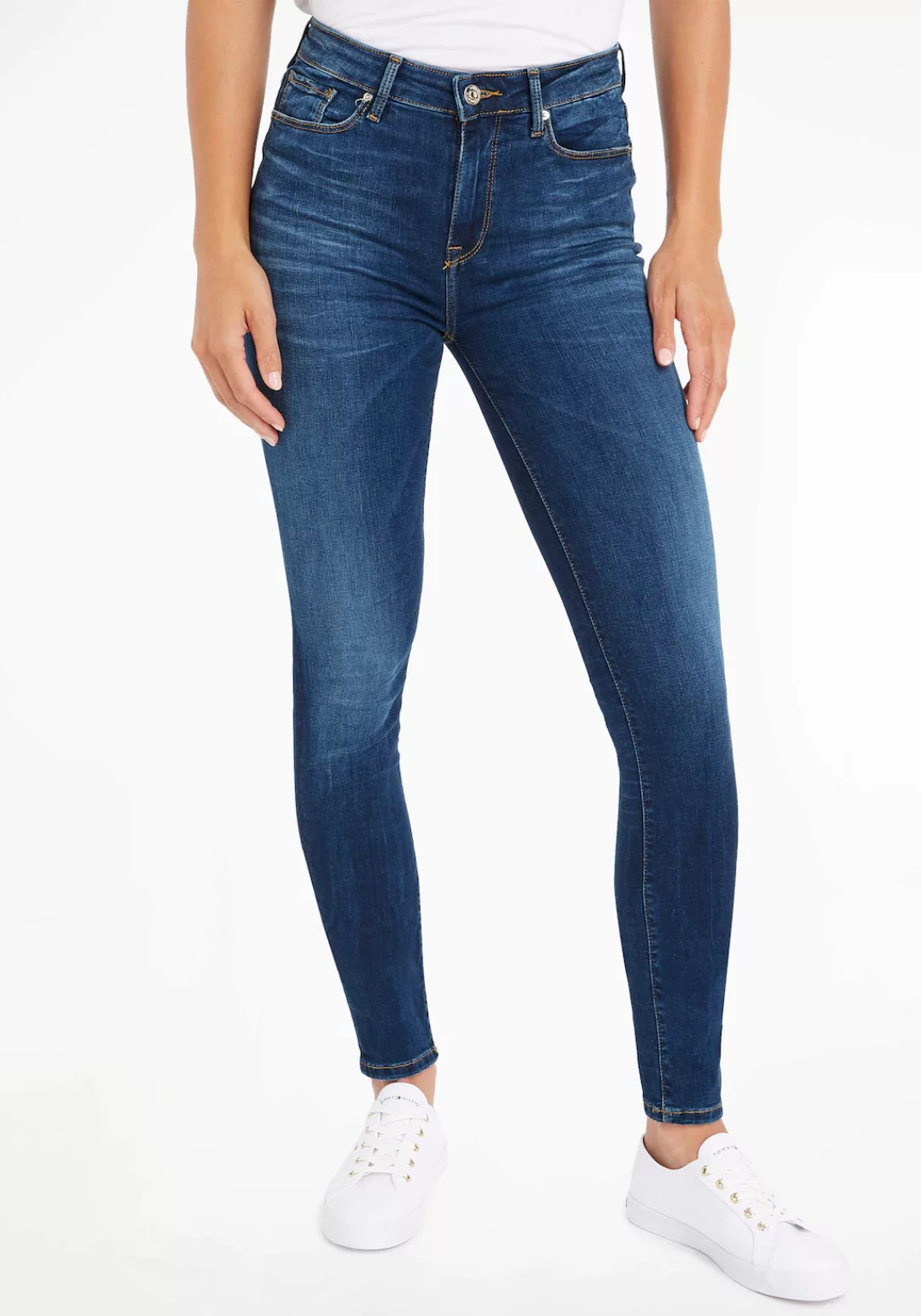 Tommy Hilfiger Skinny-fit-Jeans "COMO SKINNY RW DOREEN", mit Fade-Effekten günstig online kaufen