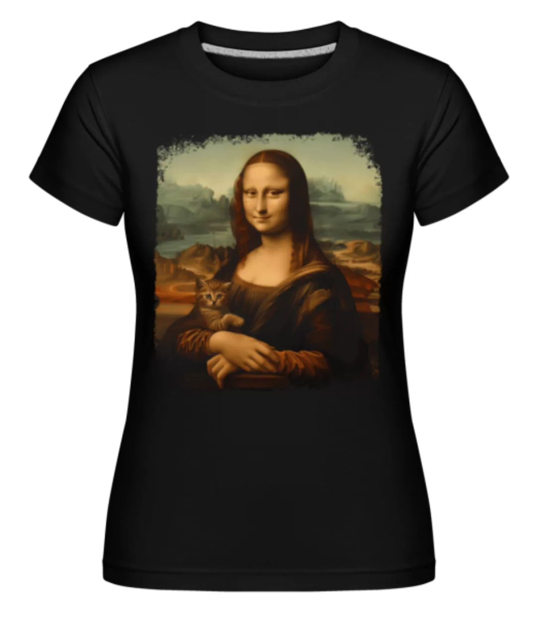 Mona Lisa Katze · Shirtinator Frauen T-Shirt günstig online kaufen