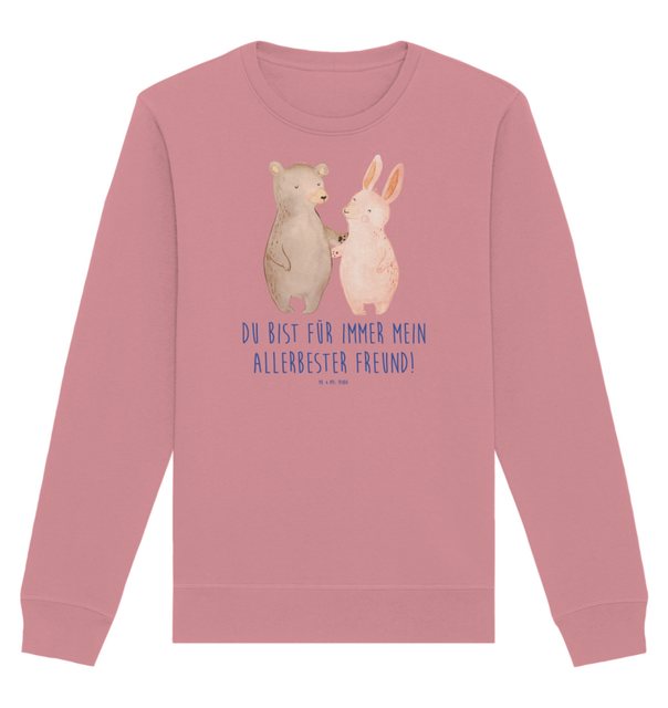 Mr. & Mrs. Panda Longpullover Größe XXL Bär und Hase Umarmen - Canyon Pink günstig online kaufen