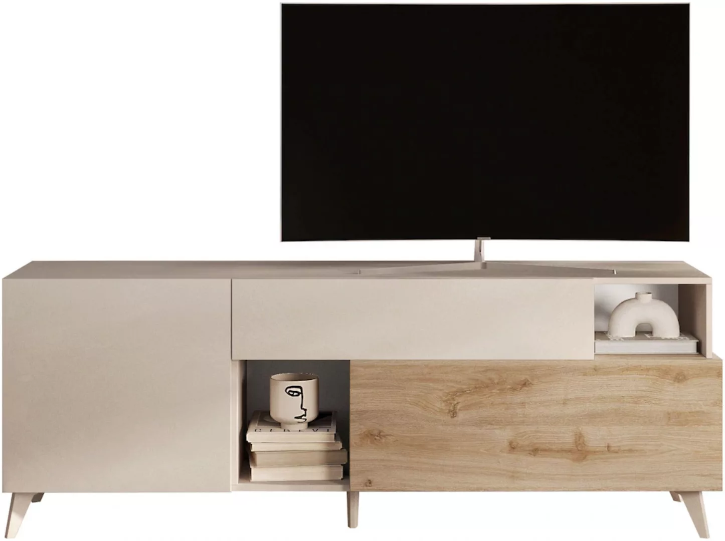 INOSIGN Lowboard "Monaco in Breite 181 cm, TV-Schrank mit Tür, Klappe und S günstig online kaufen