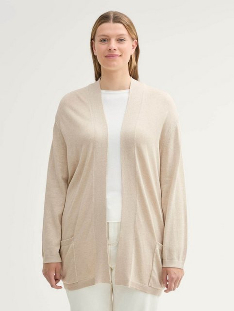 TOM TAILOR PLUS Cardigan Plus Size - Strickjacke mit Taschen günstig online kaufen