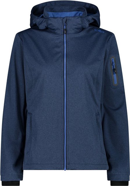 CMP Funktionsjacke WOMAN JACKET ZIP HOOD B.BLUE MEL-PROVENZA günstig online kaufen