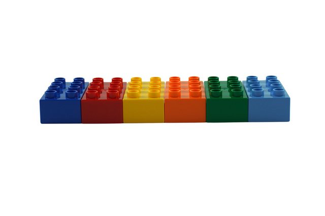 LEGO® Spielbausteine DUPLO® 30 2x4 und 100 2x2 Gemischt 3437 3011 130x Teil günstig online kaufen