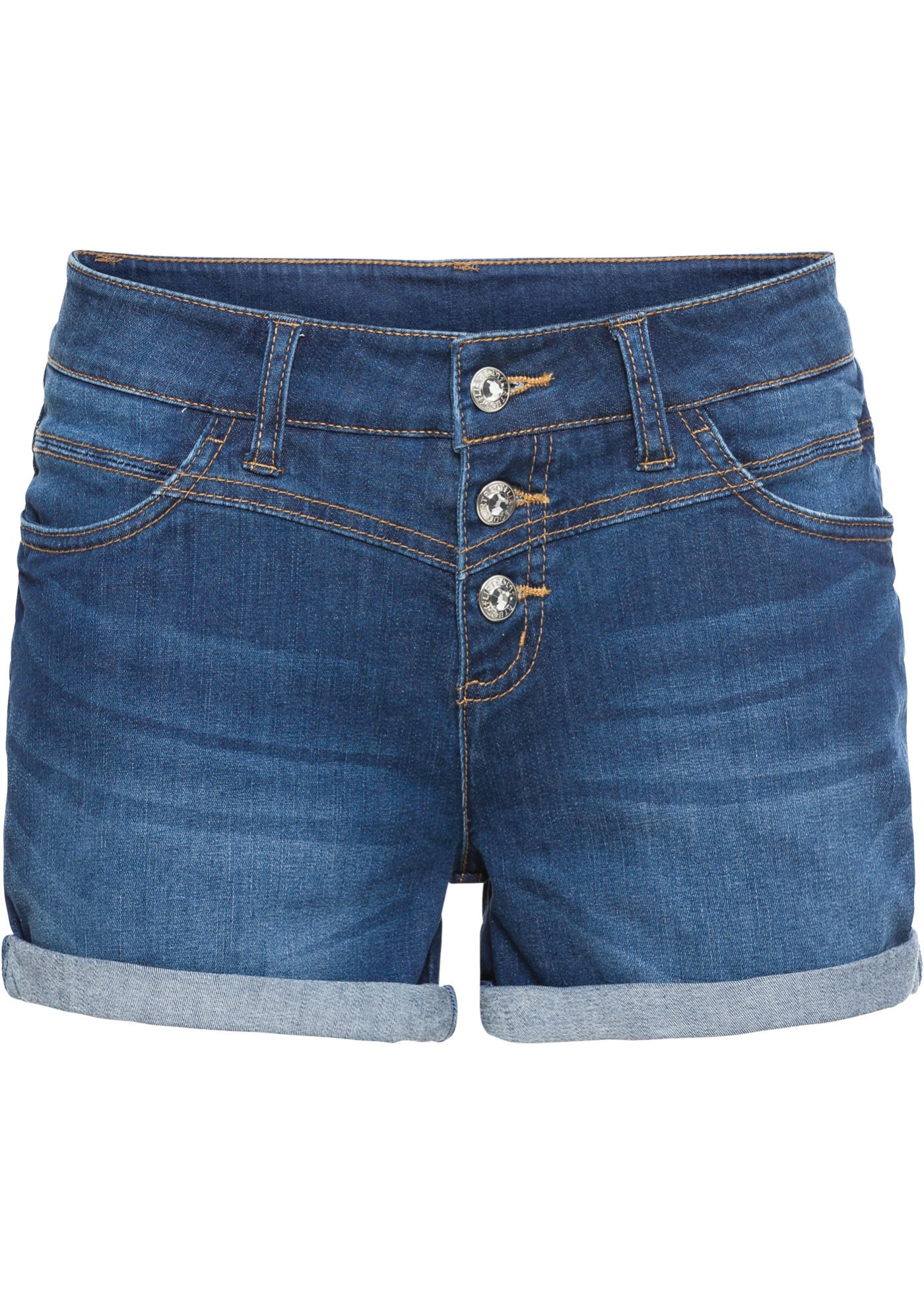 Jeansshorts Mid Waist günstig online kaufen