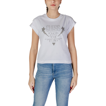 Guess  T-Shirt SS CN SLEEVES STRASS W5RI06 I3Z14 günstig online kaufen